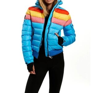 SAM. Multicolor Women's Puffer Jacket